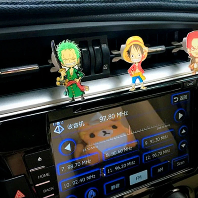 2in1 Auto Duftbaum/Lufterfrischer, Car Air Freshener Auto Scent  Anime One  Piece, Monkey D. Luffy Roronoa Zoro Sleepy Chibi (New Car) : : Auto  & Motorrad