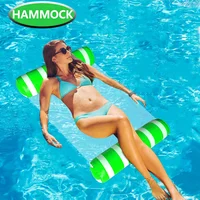 New Inflatable Pool Floats Water Hammock Pool Rafts Lounge Chairs Floating Pool Floaties Toys,Floats for Pool Beach Vacation Fun 1