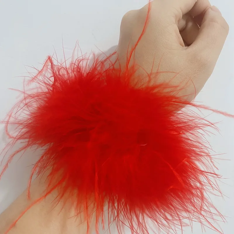 Braccialetti Schiaffo Con Piume - Accessorio Moda Donna, Facilissimo Da Indossare, Vari Colori