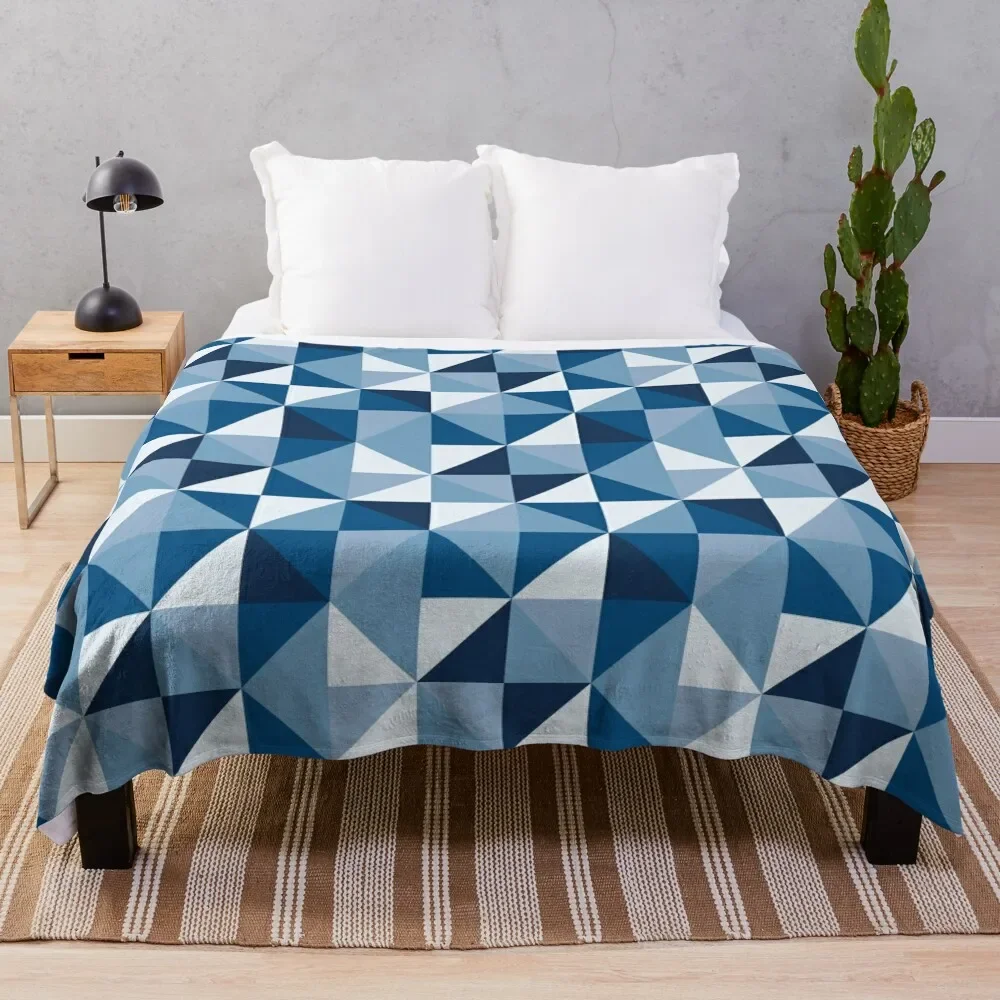 

Modern Shades of Blue Throw Blanket Winter beds Fashion Sofas Luxury St Bed covers Blankets