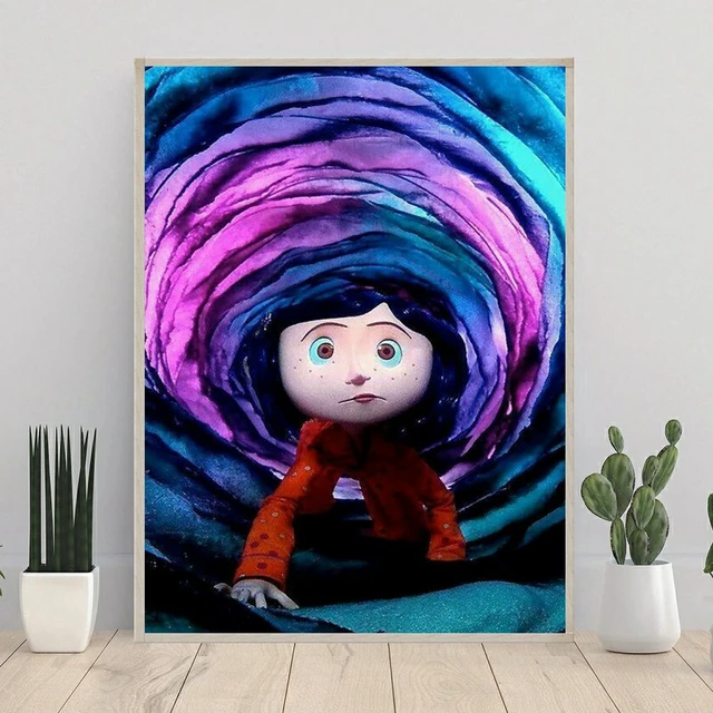 Coraline Movie AB Diamond Painting Full Drills Henry Selick Fantasy Cartoon  Film Cross Stitch Mosaic Handcraft Home Decor