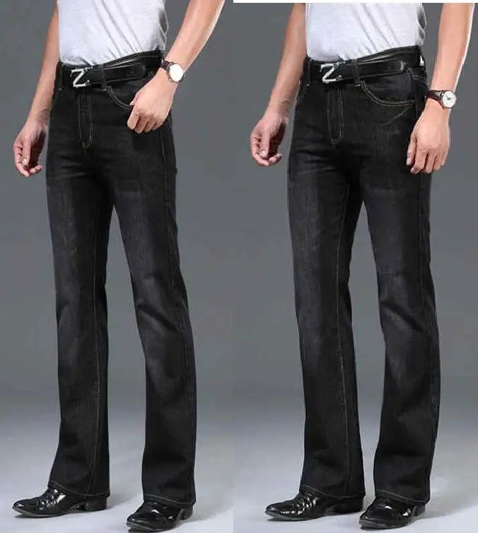 Men's Flared Jeans Designer Classic Multiple Styles Size 28-40 4