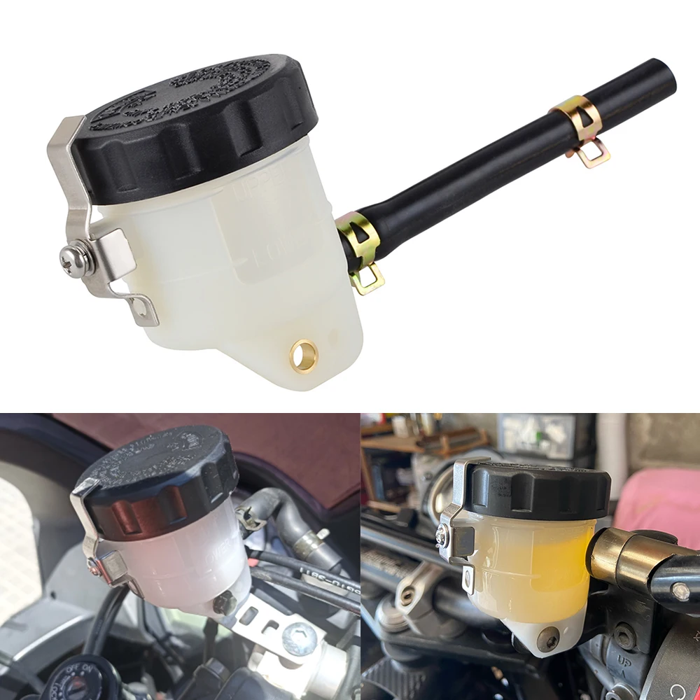 Brake Master Cylinder Fluid Reservoir Tank For KAWASAKI ZX 7R ZX 10R 14R Ninja 1000 ABS Yamaha YZF-R1 YZF-R6 Bmw HP4 S1000R motorcycle brake hose