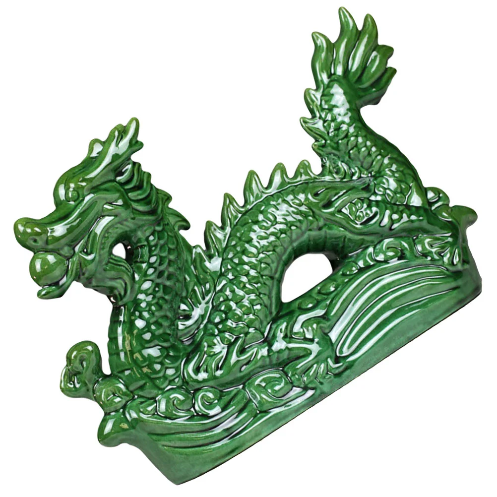 

Ceramic Dragon Ornaments Sculpture Decor Auspicious Figurine Decorative Chinese Decorations Shape The Office