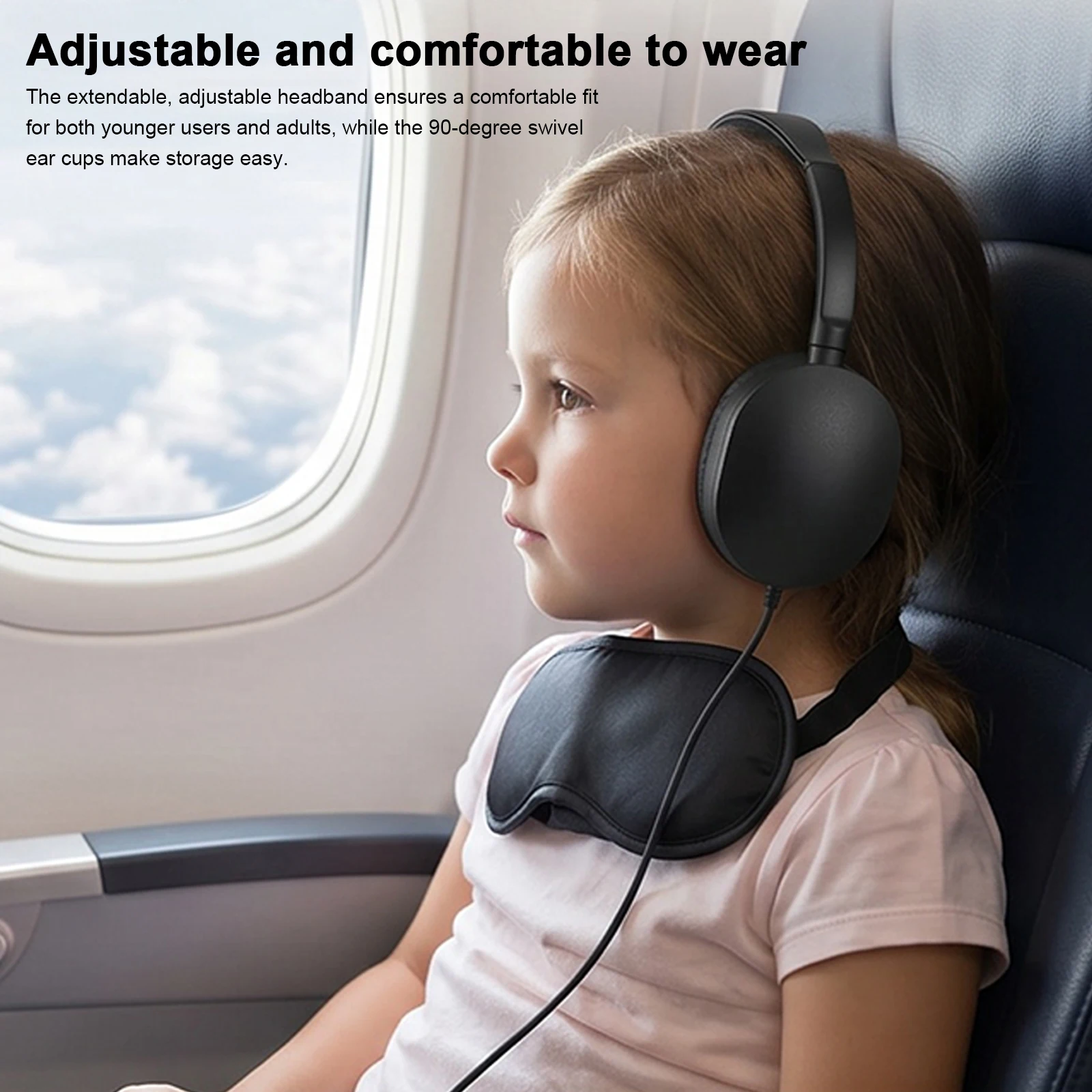 Premium Wired Studio Headphones with 50mm Drivers