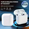 Pro4 TWS Bluetooth Earphone 9D Stereo Wireless Headphone In-Ear HiFi Earbud HandsFree Headset With Microphone For Smartphone 4