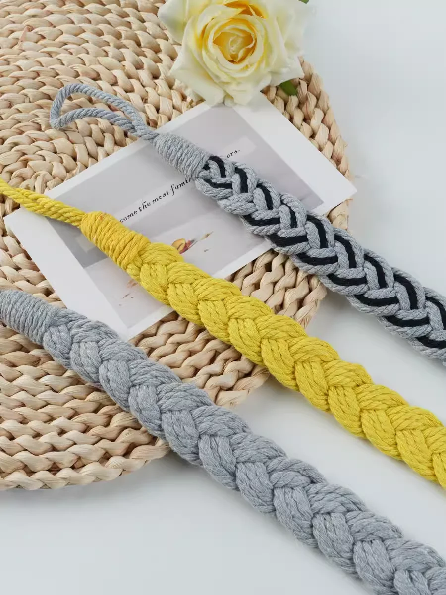 Curtain Tiebacks Handmade twisted rope curtain tiebacks for living room and bedroom home decoration