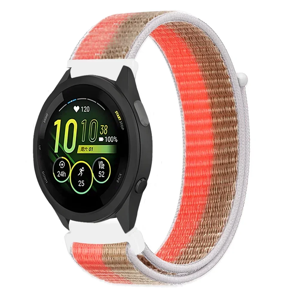 Nylon Braided Loop Sport Bracelet Wristband - 20/22mm Strap