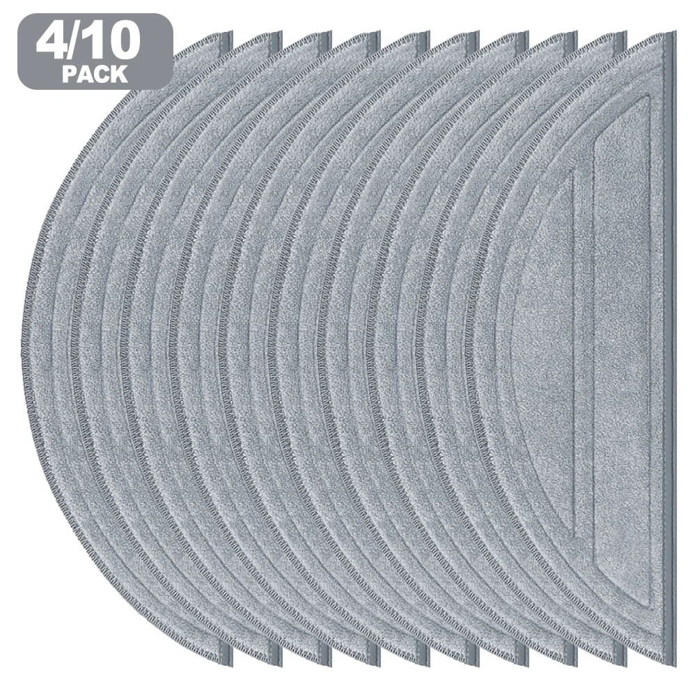 Mop Cloth Spare Part Rag Replacement For Roborock Q10 S5 / Q10 S5+ / Q10 VF / Q10V / Q10V+ Mop Rag Vacuum Cleaner Accessories