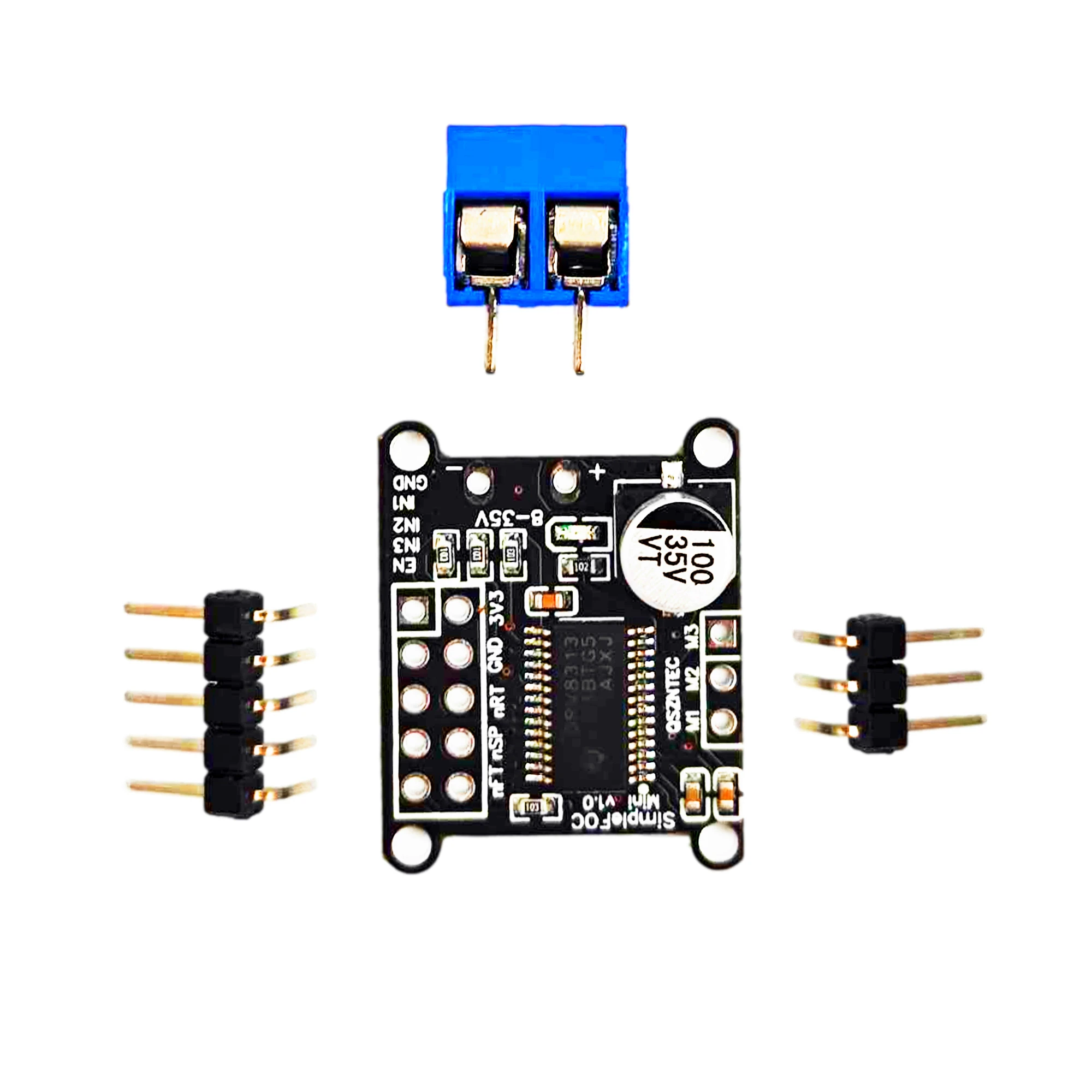 Produktbild von Simple FOC Mini Bürstenloser Motortreiber – 8-30V, 2,5A, DRV8313, SVPWM/SPWM, Für DIY-Motorsteuerung