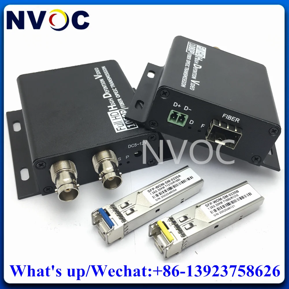 Full Hd 1080P Mini 1Ch 3G/Hd-Sdi 20Km Transceiver In Fibra Ottica Sm Sx 3G Lc Mini Hd-Sdi Fibra Sdi Extender Ricetrasmettitore