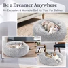 Soft Long Plush Cat House Beds dog Calm Warm Faux Fur Bed Donut Round Comfortable Sleeping Bed Washable for Small Medium Dog Cat 6