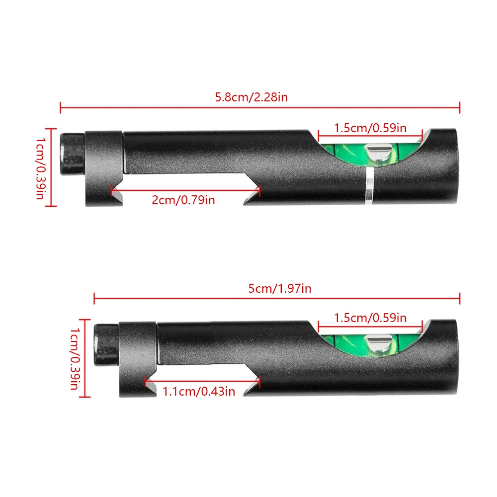 Rifle Scope Mount Scope Bubble Level Tactical Rifle/Airgun Scope Alloy Spirit Level Bubble 11mm/20mm Scope Sight Rail Weave/Picatinny Hunting Gun Mount