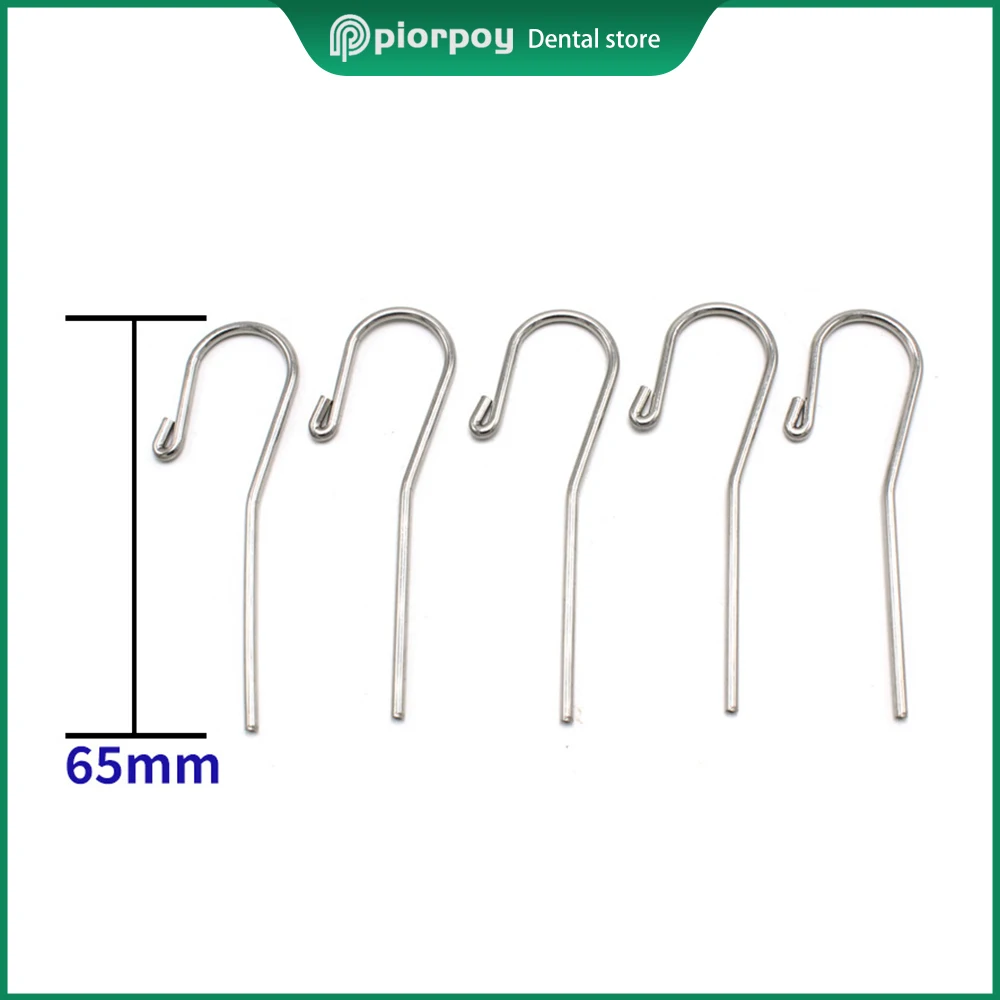 

PIORPOY 5 Pcs Dental Endo Treatment Measuring Wire Kit Dentistry Apex Locator Measuring Line Fit Lip Hook Dentist Lab Tools