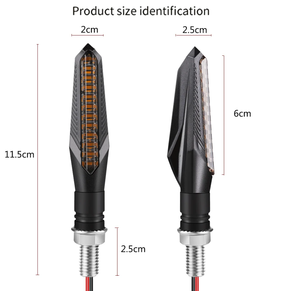 LED Motorcycle Turn Signal Lights Bendable Flashing Motorbike Indicator Blinker Moto Tail Lights Signal Lamp 2pcs for Harley motorcycle led lights motorcycle turn signal lights motorcycle light motorcycle turn signal