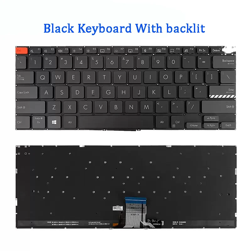 NEW Original Laptop Keyboard FOR ASUS Pro14 M7400 M4700QC X7400 M3400 M3401Q X3400P K3400P