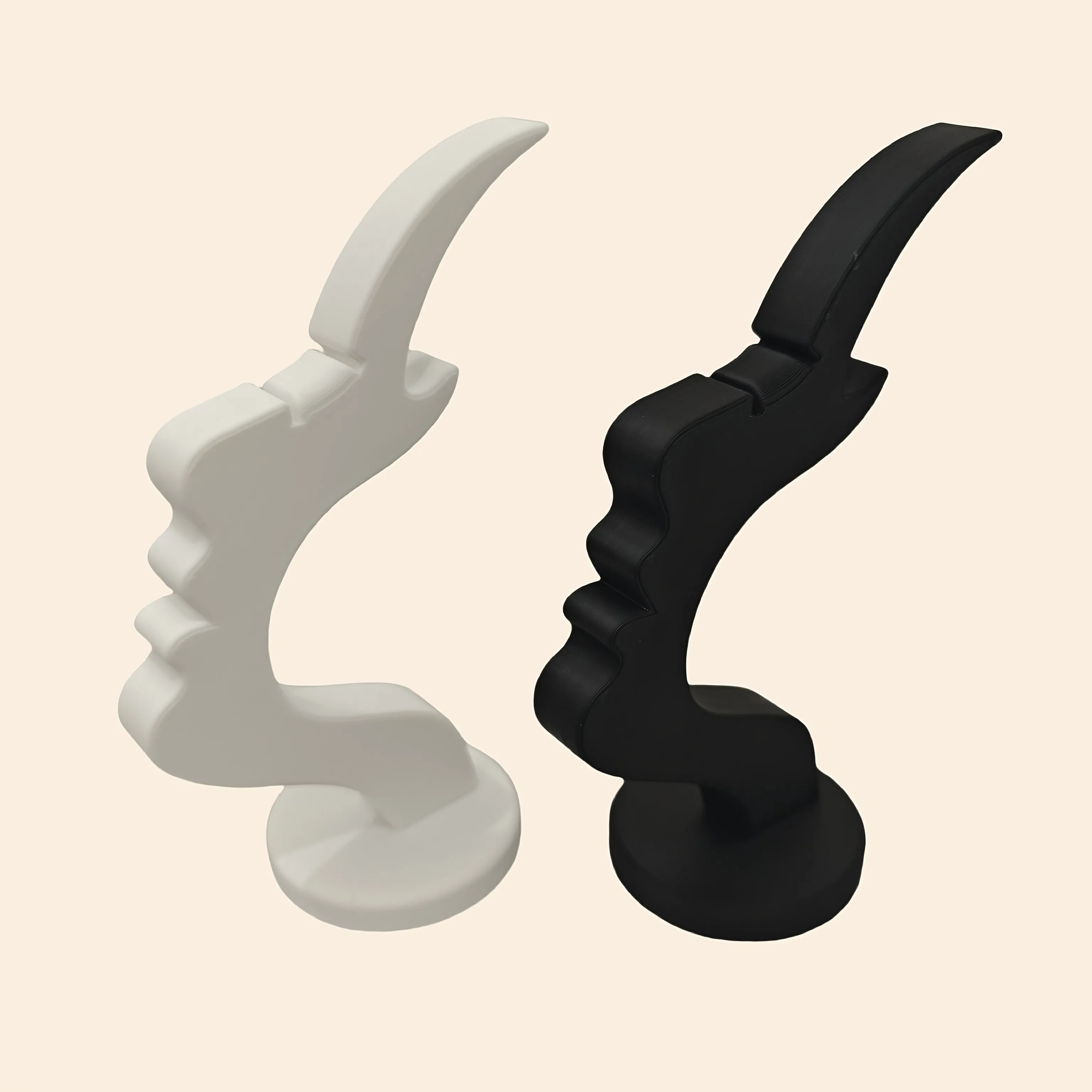 A fusion of art and utility, this eyeglasses display stand doubles as a space-saving desktop organizer. Perfect for home