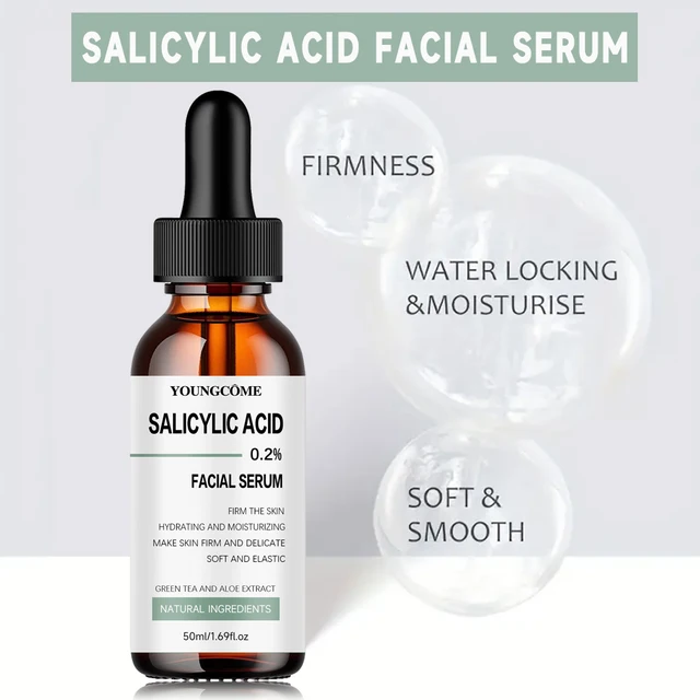 30 ml/50 ml Firming facial serum, rich in salicylic acid, hyaluronic acid,vitamins C suitable for all skin types, firming effect 1