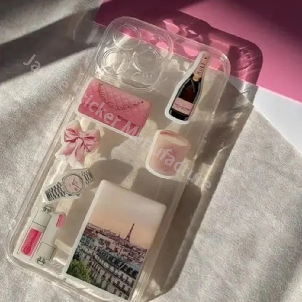 Transfer Sticker Watch Dial Sticker Phone Case Dome Epoxy Sticker Ipad Label Resin Shapes
