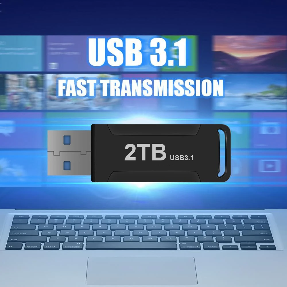 USB Flash Drive Flash Drive High Speed USB 3.1 Pen Drive 2TB 100% True Capacity Pendrive 1TB Memorias USB Flash Drive 512G Cle Stick Gifts