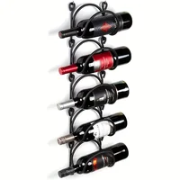 6-Piece Wrought Iron Towel Rack Wall-Mounted With Hooks Sturdy Easy Install Space-Saving For Bathroom Kitchen | 24-hour Shipping 3