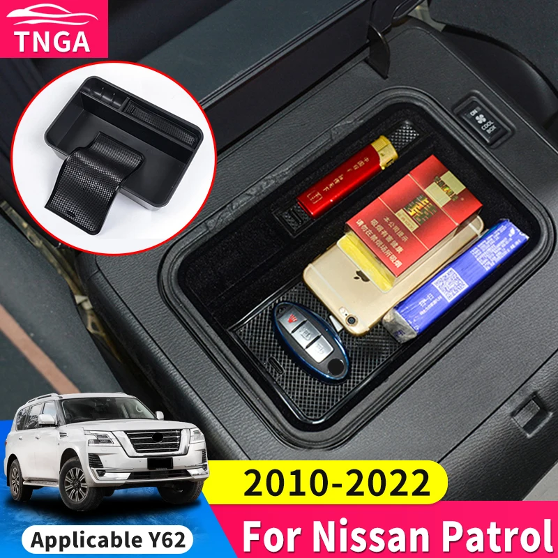 Nissan Patrol Armrest için kolçak saklama kutusu bölme braketi tepsi 2010 2021 2020 2019 2018