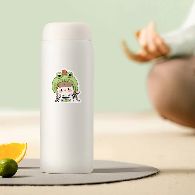 10/50 db Aranyos Rajzfilm Lány Anime Mix Sorozat Graffiti Matrica Asztal Fali Hálószoba Otthoni Dekoráció - Image 3