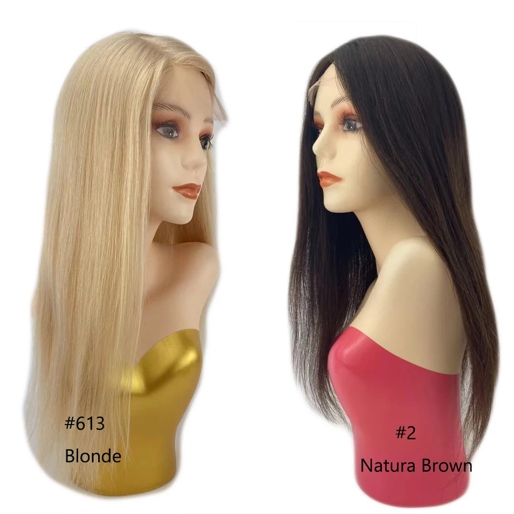 Remy Human Hair Half Wig Topper 5\