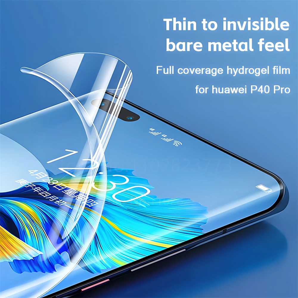 Full Cover Hydrogel Film For Huawei P30 P40 Pro P50 P20 Lite