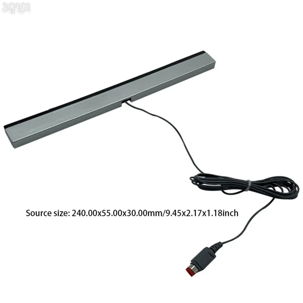 Wired Infrared Ray Sensor Bar with Extension Cord Video Game Sensor Bar Wired Motion for Nintendo Wii Wii U Console