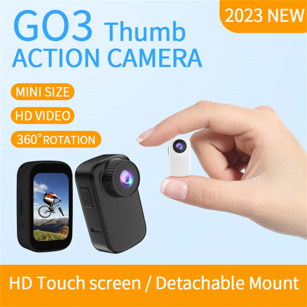 New 4K Wifi Thumb Camera Action Camera Recorder Anti Shake Touch Screen Sport Camera for Motorcycle