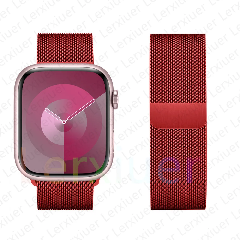 Elegant Milanese Loop Mesh Bracelet for Smartwatch Series - Premium Watch Strap Replacement