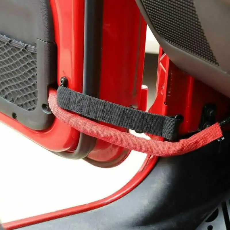 Black Door Limiting Check Strap for Jeep Wrangler Cj Yj Tj Jk & Unlimited Heavy Duty Strong Limit Check Strap
