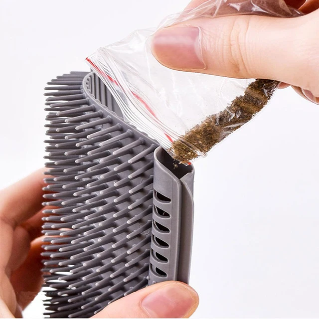 New pet Cat Corner Scrubber Massager Cat Scratching Scratching Scratcher Cat Brush Comb Massage Corner Brush Pet Supplies 3