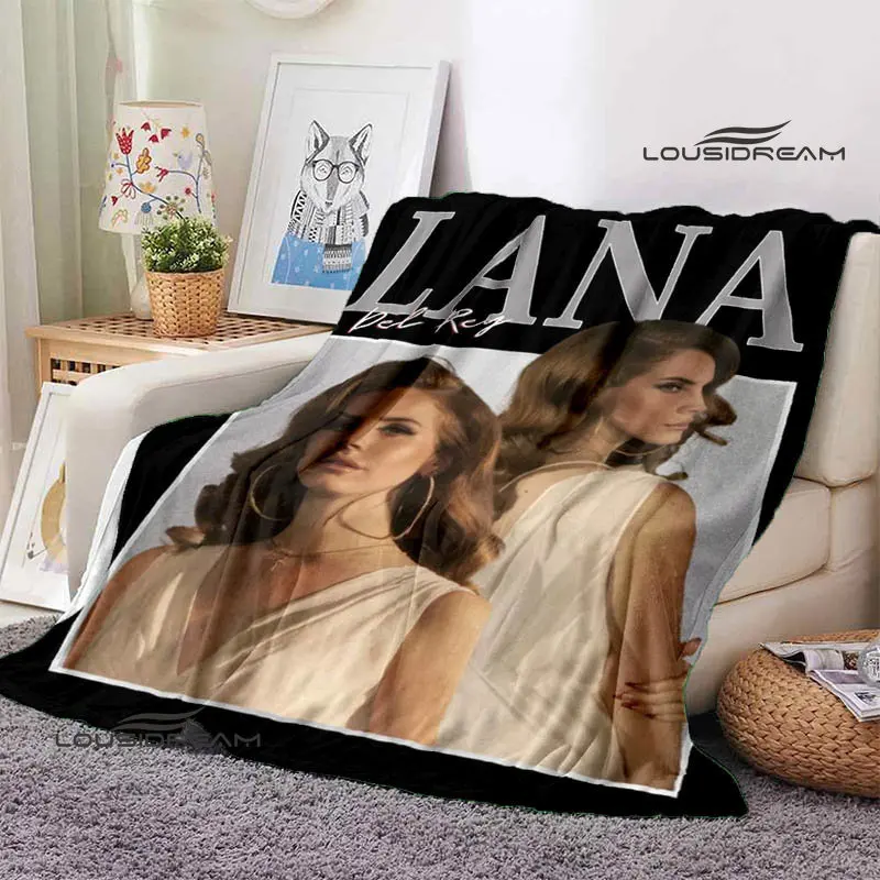 Lana Del Rey Retro Printing blanket Children's Warm blanket t Flange blanket Home travel blanket bed linings Birthday Gift