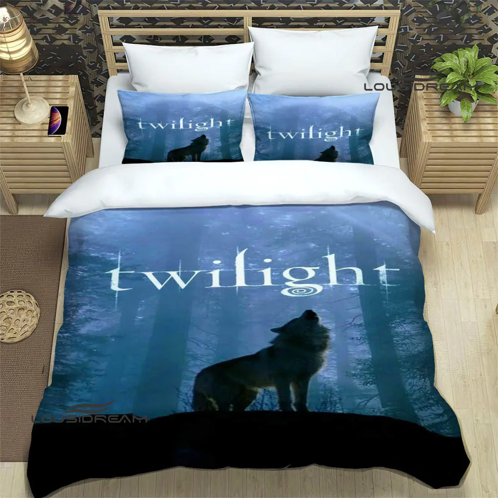 The twilight Saga printed Bedding Sets exquisite bed supplies set duvet cover bed comforter set bedding set luxury birthday gift 2