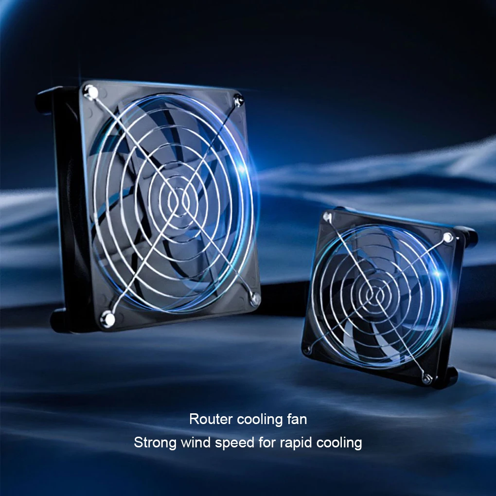 5V USB Router Fan 8cm 12cm DIY TV Box Ball/Sleeve Cooler Desktop Cooling Fan Wind USB Cooling TV Box