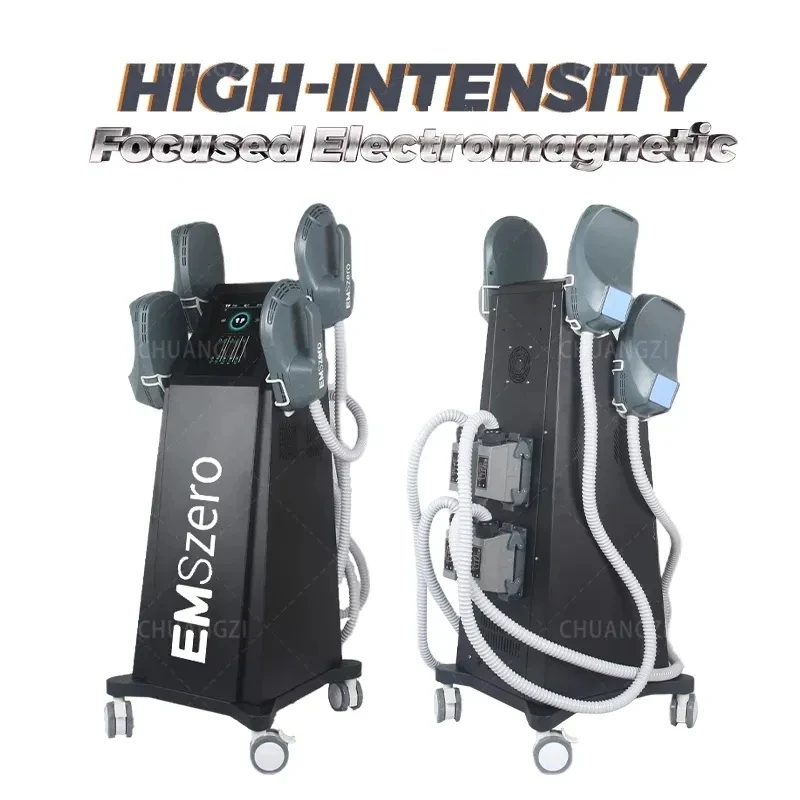 EMSzero 6500W Hi-emt+RF EMS Muscle body sculpting Machine with 4Handles RF Pelvic StimulationPadsOptional salon 2024