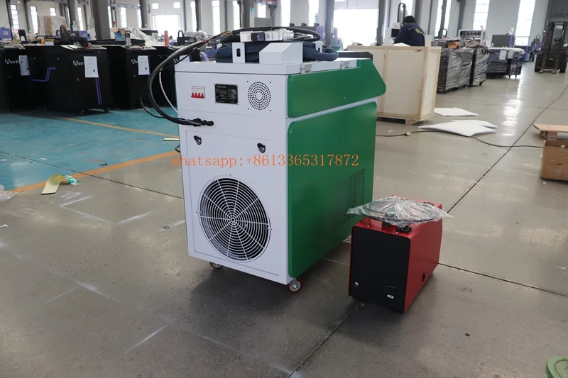 Maxcool MCW-3000 Dual Wire Feed Laser Cleaning Welding Cut Machine Fiber 3kW Rust Removal laser Cleaning Machines metal cleaner 5