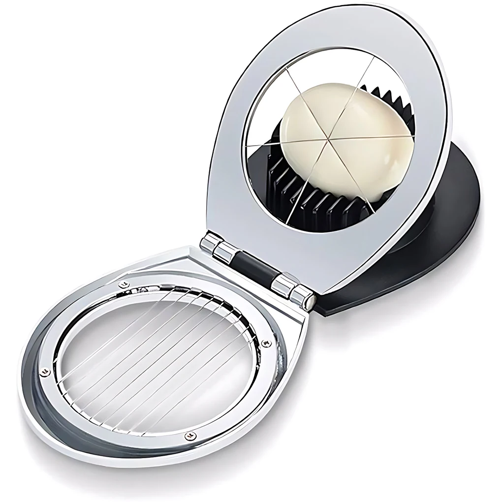 

Stainless Steel Precision Egg Slicer For Neat And Uniform Egg Slices Safe And Reliable Egg Slicers