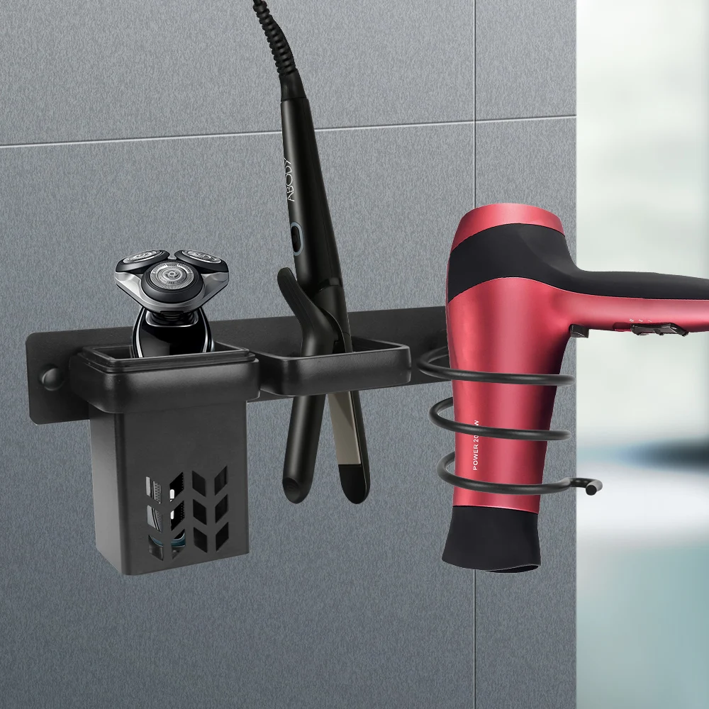 Bathroom Hair Care Tool Hair Straightener Holder Storage Box