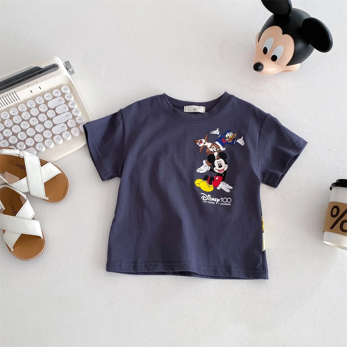 Summer Cool Short Sleeves Lion King Simba Trendy Cartoon Top Boys With Round Neck And Short Sleeves Children's Clothing 5