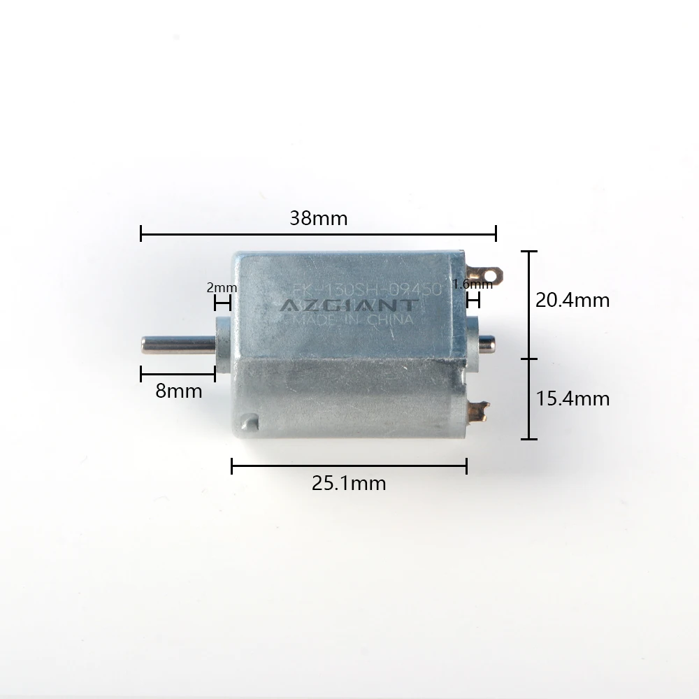 Mabuchi DC 6V-12V 6000Revolutions Per Minute FK-130SH-09450 Micro DC Motors Mini Worm Gear Shaft Assembly - Foto 3