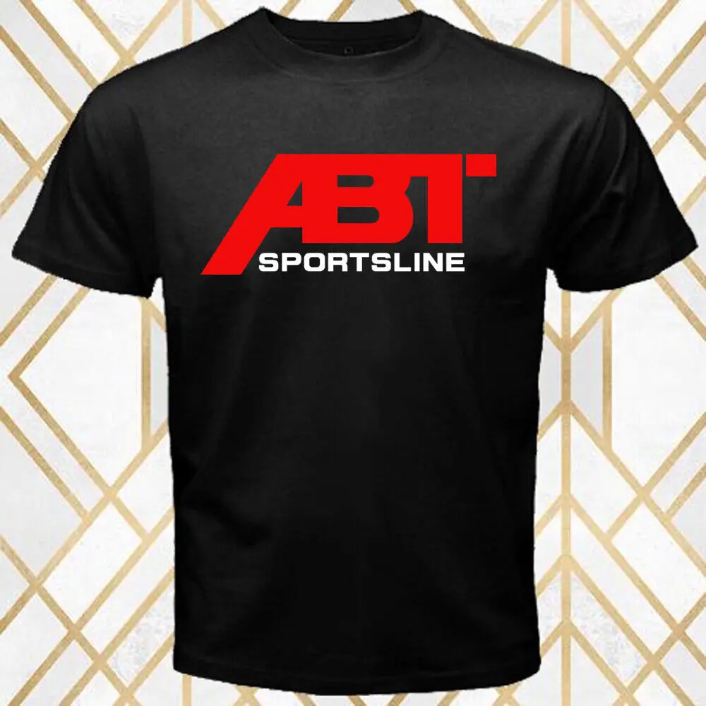 Abt Sportsline Tuning Logo T-Shirt Nera Da Uomo Taglia S - 3Xl