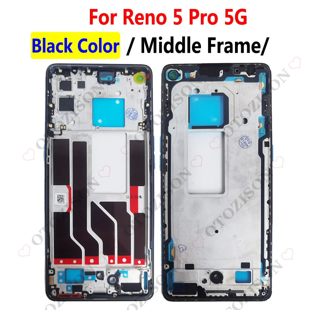 Reno5 Middle Frame For OPPO Reno 5 4G 5G Reno5 Z 5Z Frame 5F