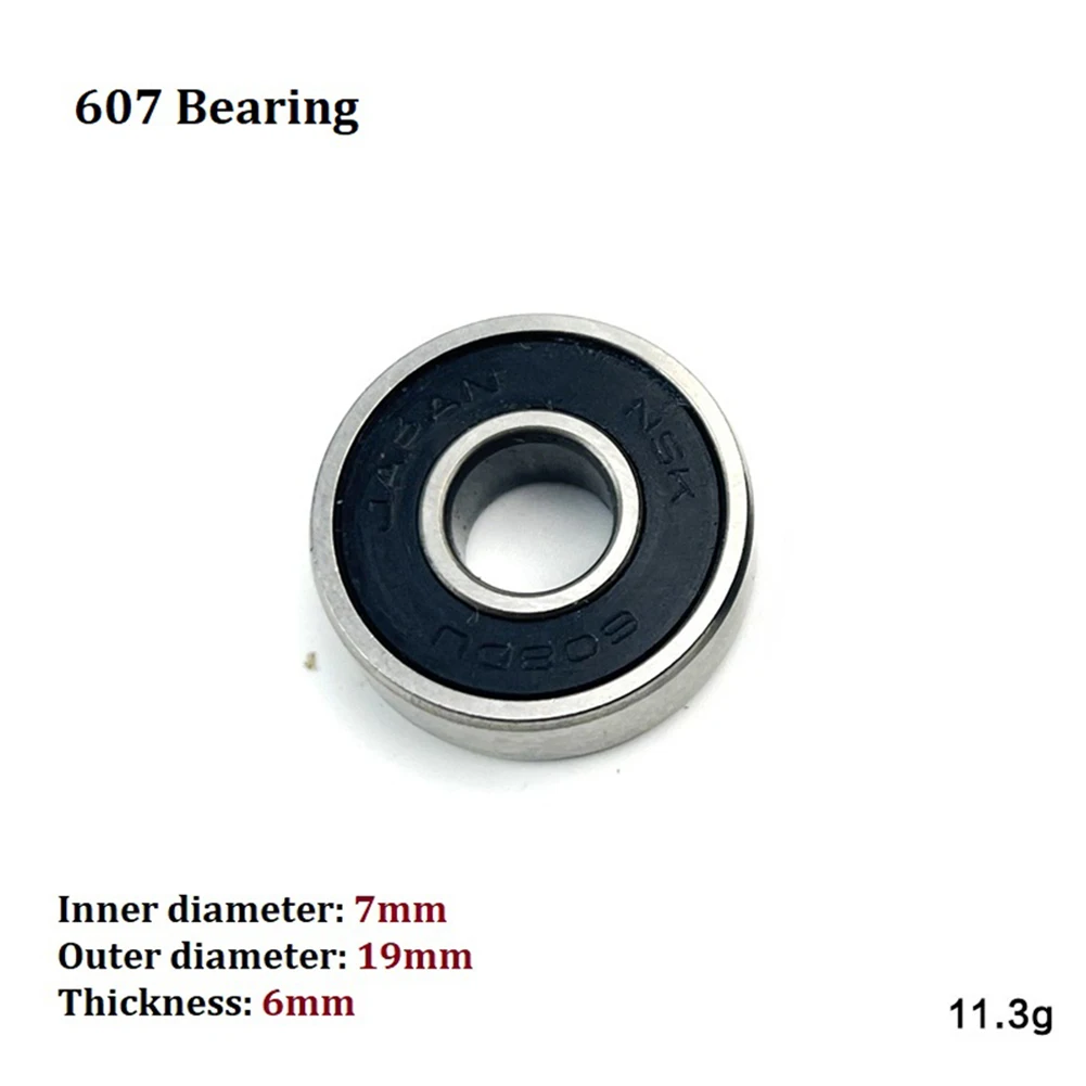 Ball Bearings Miniature Bearings Mini Ball Bearing 607 Bearing Miniature Ball Bearings 607 2RS Rubber Sealed Deep Groove Ball Miniature Bearing Angle Grinder Accessories 7&times;19&times;6mm