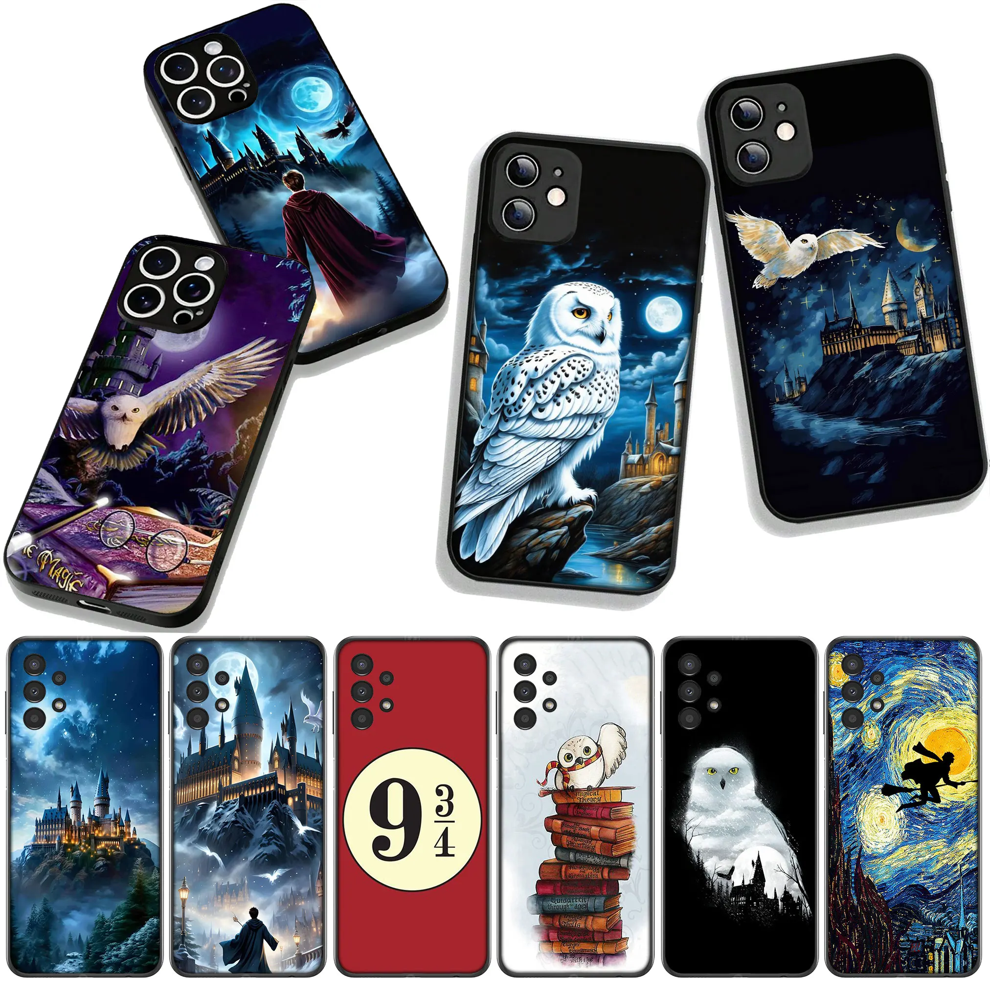 Artistic Owl Harry Wand Potters Phone Case Cover