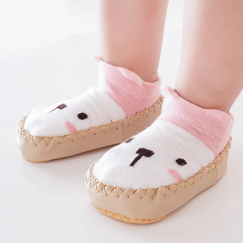 New autumn anti slip baby walking shoes foot socks