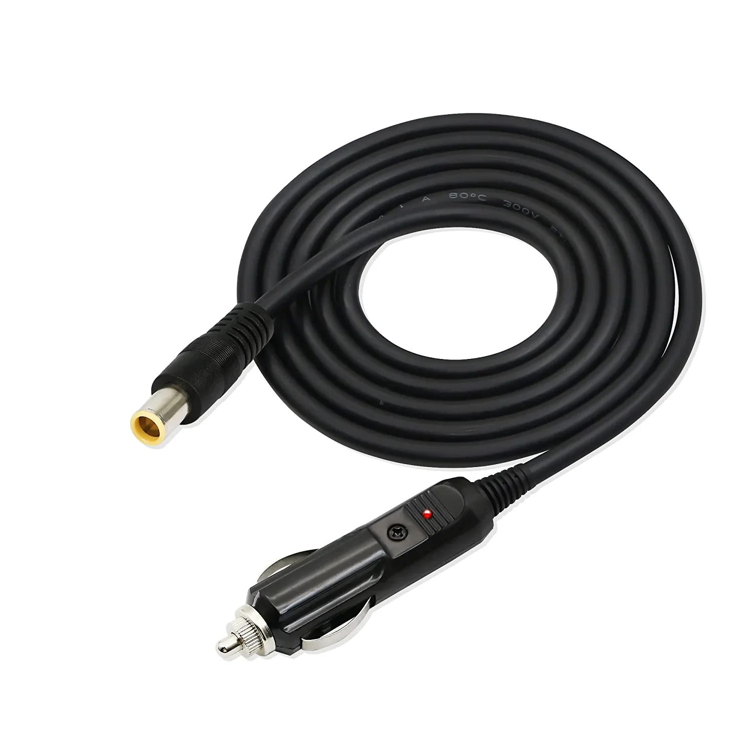 Carregador de Carro Cabo de Alimentação 12v Cabo para Dvr Alto-falantes Bluetooth Câmera Gpslaptop Dc7909 7.9×5.5 mm