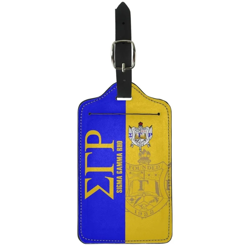 

Багажные бирки twoheart sgirl Sigma Gamma Rho, чехлы на колесиках, держатель для удостоверения личности, защита от потери багажа, дорожные аксессуары